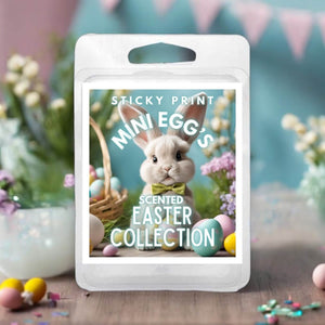 6 Segments Standard Clamshell Full sticker rectangle size - Sticky Print