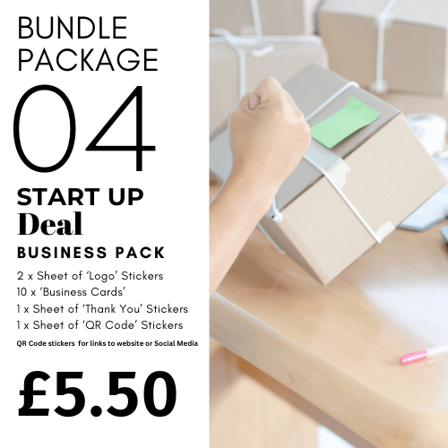 Bundle Deal 4: Business pack (Small) start up sticker bundles - Sticky Print