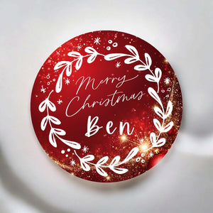 Customisable Personalised Christmas Stickers for gift wrapping - Sticky Print