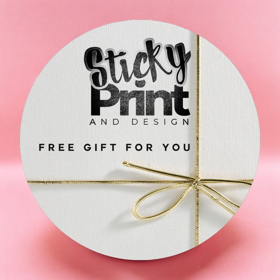 High Gloss - Round Free gift stickers - Custom Logo Free gift stickers various - Sticky Print