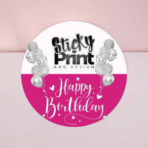 Occasions Stickers - Birthday Mothers day and more customise with your logo - Sticky Print