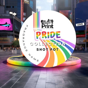 Pride Custom Collection product stickers upload logo - Sticky Print
