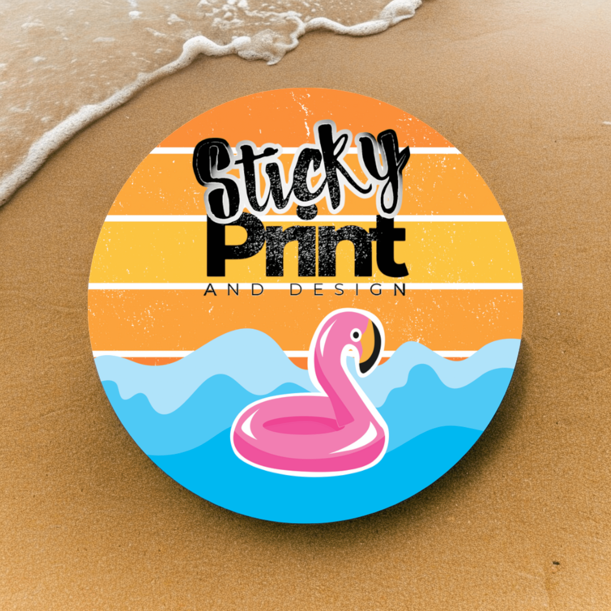 Summer Custom Stickers 45mm Gloss - Sticky Print