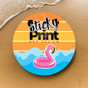 Summer Custom Stickers 45mm Gloss - Sticky Print