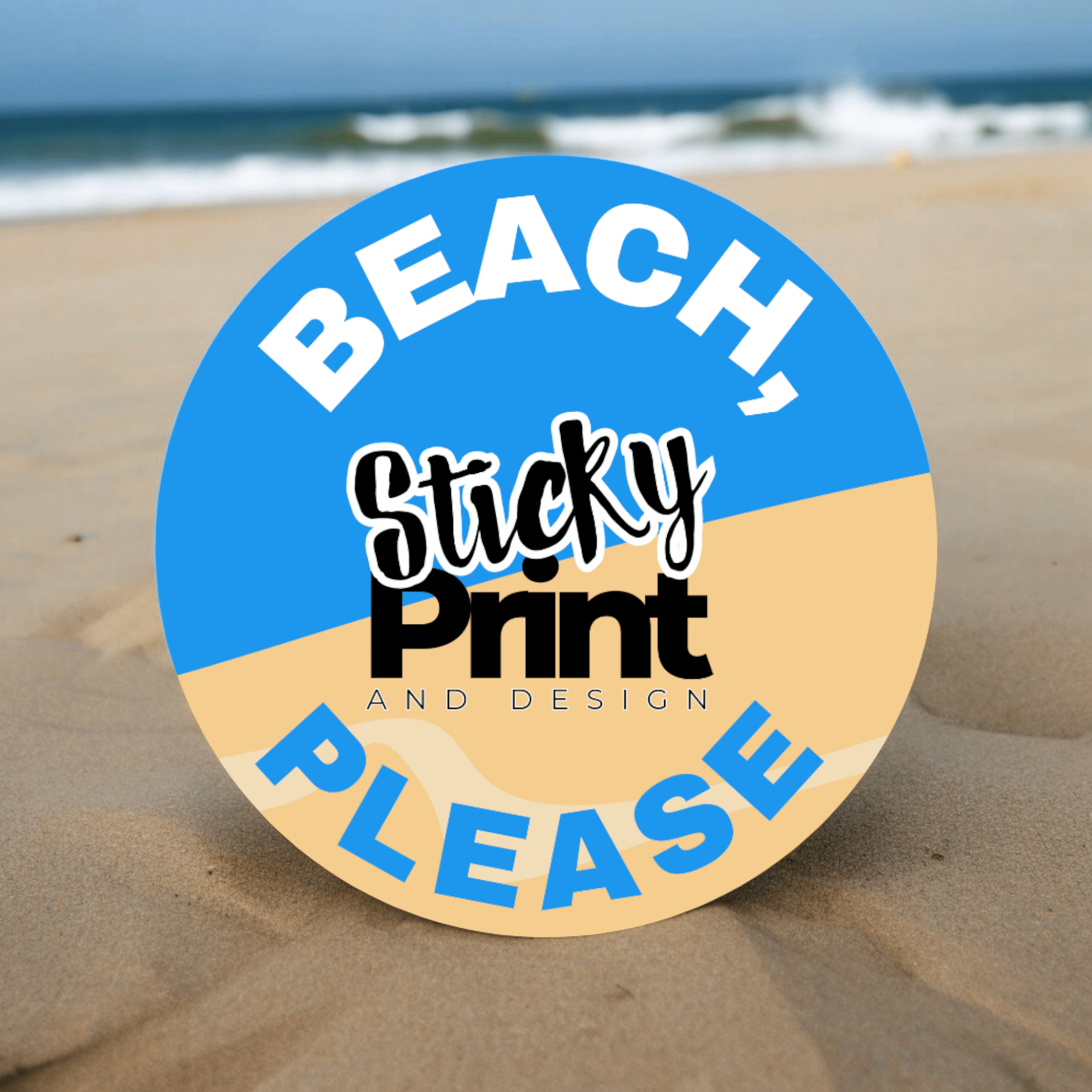 Summer Custom Stickers 45mm Gloss - Sticky Print