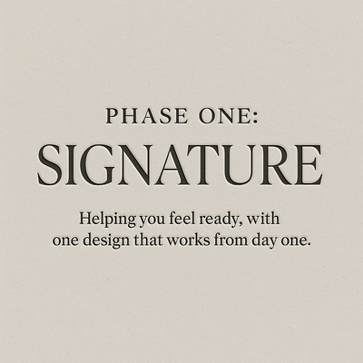 Phase One: Signature | Sticky Print Studio’s Rebrand Begins