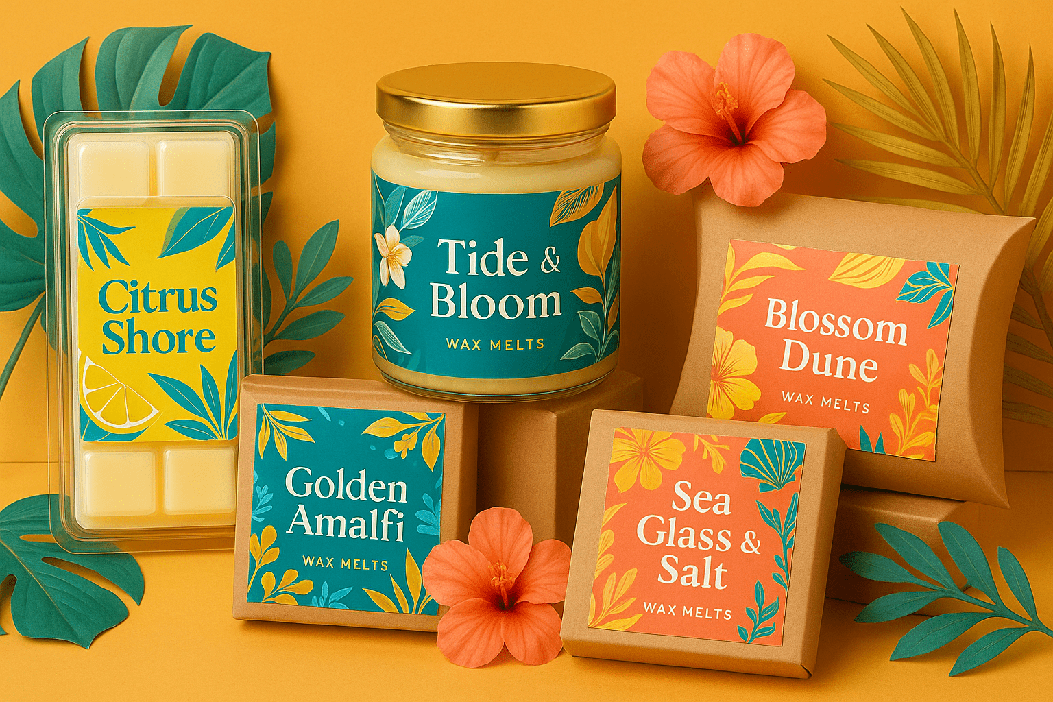 Summer Wax Melt Trends 2025: Packaging, Labels & Scents - Sticky Print