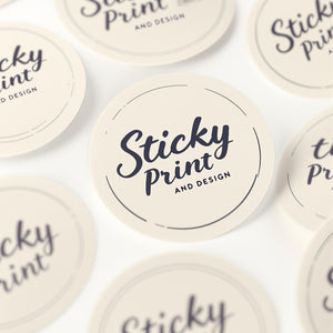 Custom Logo Stickers | Premium Matt, Gloss & Clear Finishes | Sticky Print and Design - Sticky Print
