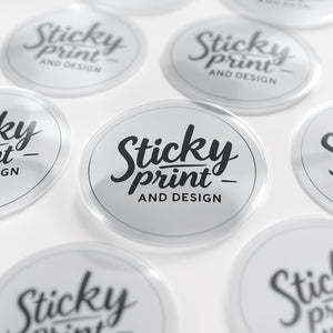 Custom Logo Stickers | Premium Matt, Gloss & Clear Finishes | Sticky Print and Design - Sticky Print