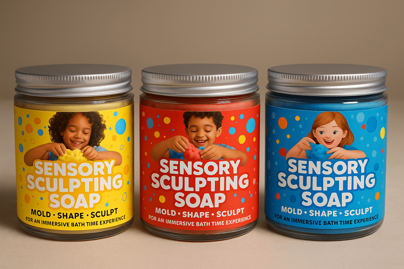 Soap Dough Assessment Labels - Sticky Print